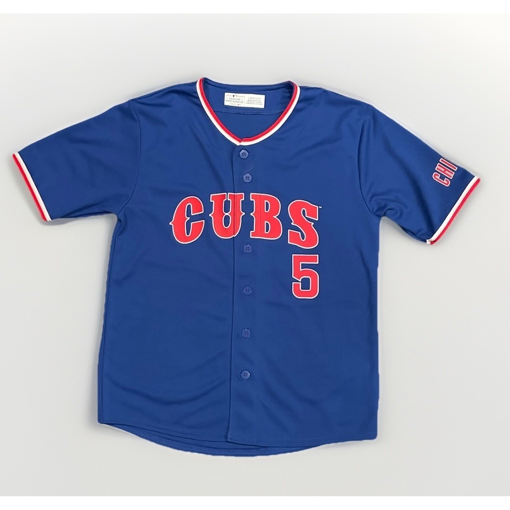 Chicago Cubs Christopher Morel‎ #5 Navy Blue Jersey Youth Large 12/14 MLB